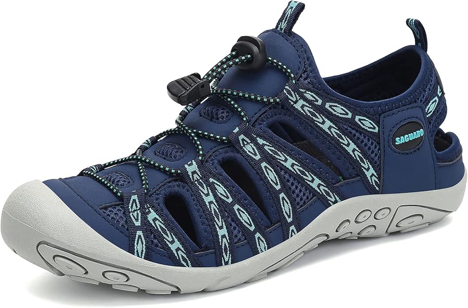 saguaro 女式运动凉鞋闭趾透气夏季户外徒步鞋